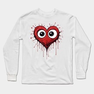 heart design anatomical heart graphic heart Long Sleeve T-Shirt